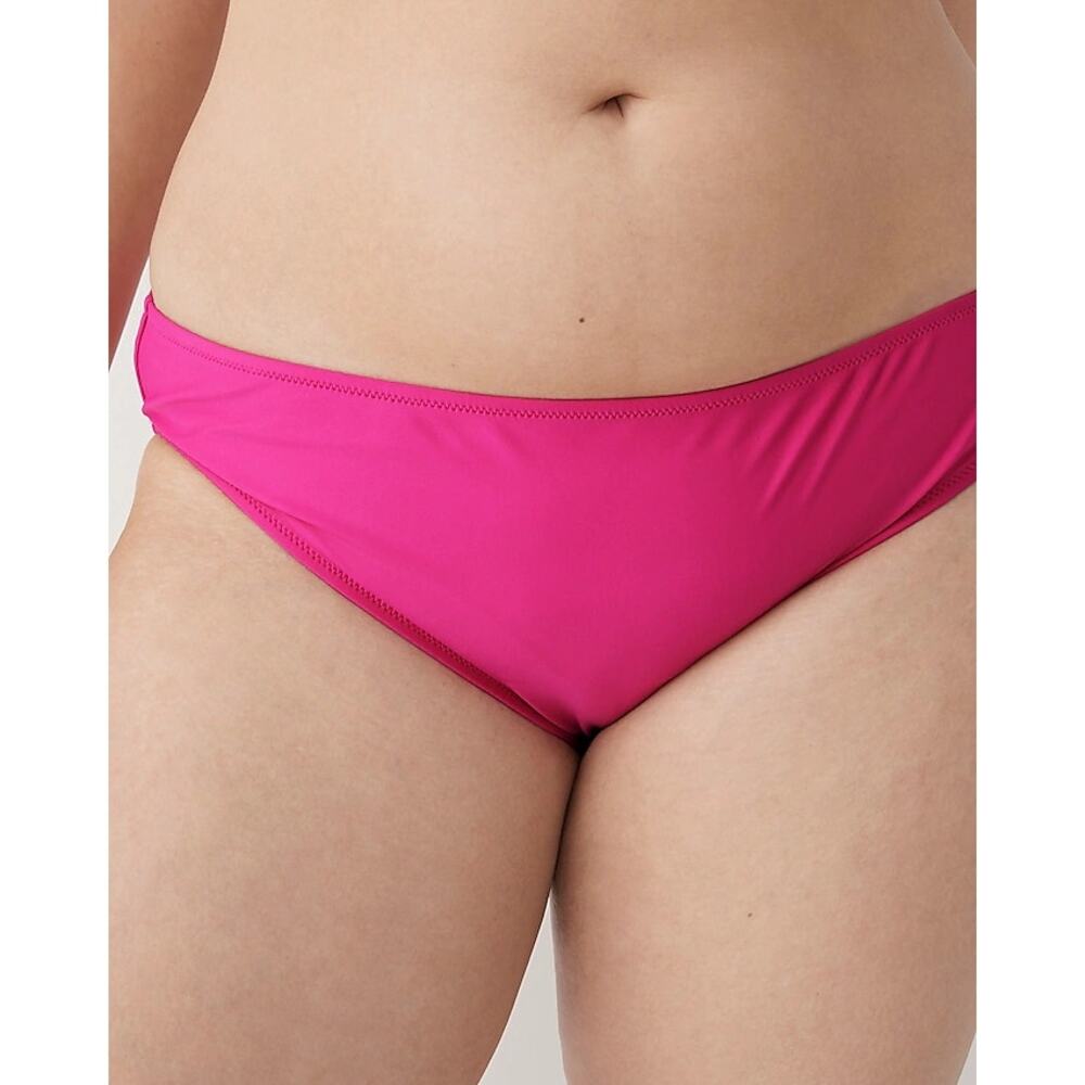 J. Crew Hipster full coverage bikini bottom Hot Pink 2X Elle Woods Beach Pool